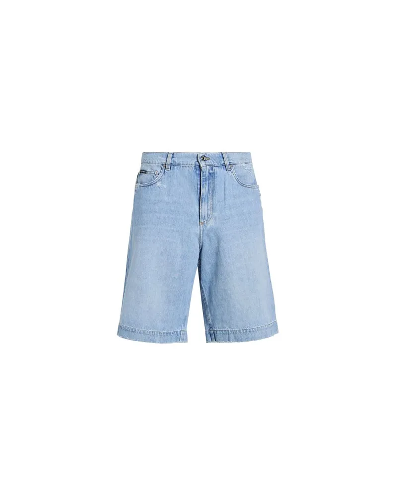 Dolce & Gabbana HOSEN & RÖCKE - Jeansshortsauf YOOX.COM Blau