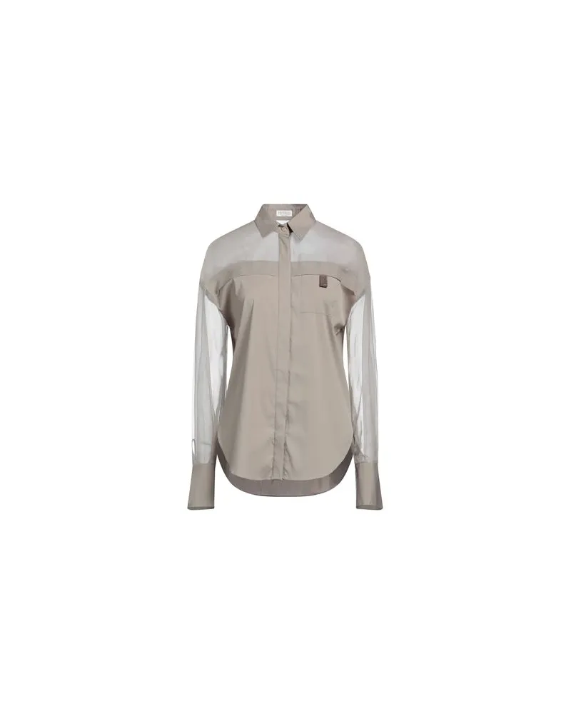 Brunello Cucinelli TOPS - Hemdenauf YOOX.COM Khaki