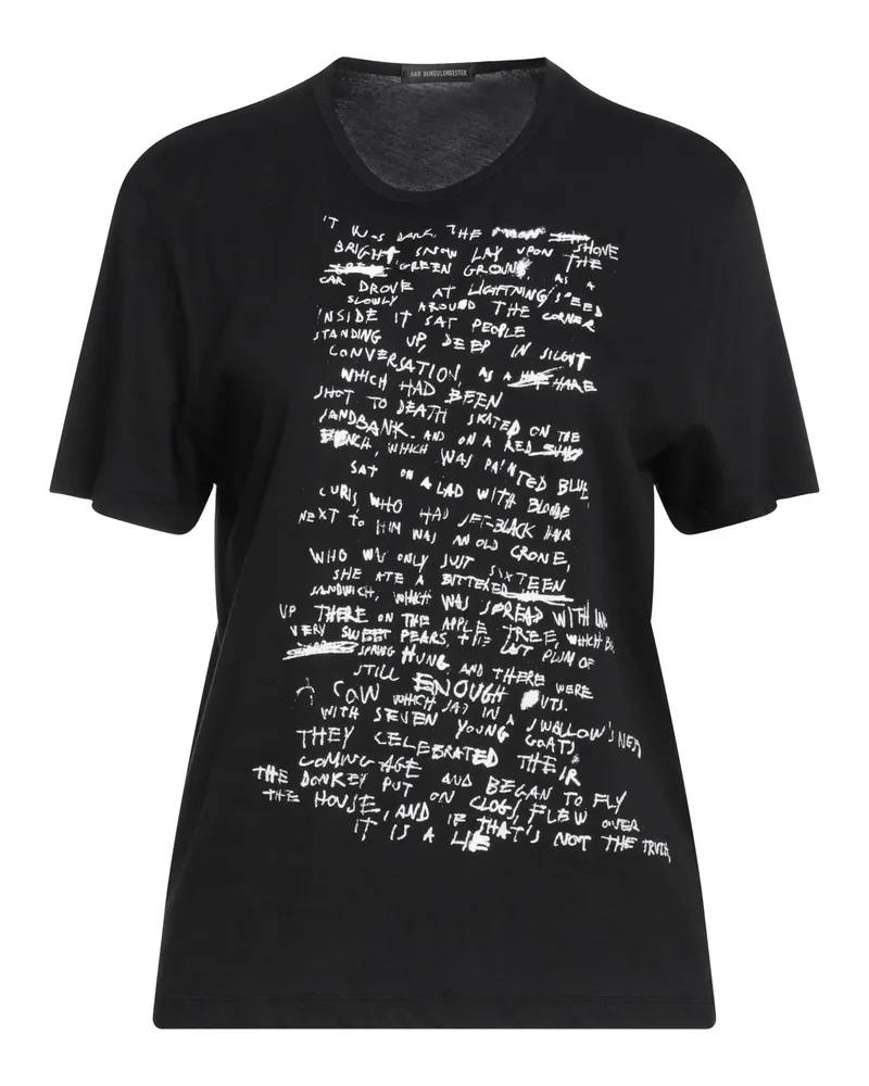 Ann Demeulemeester T-shirts Schwarz