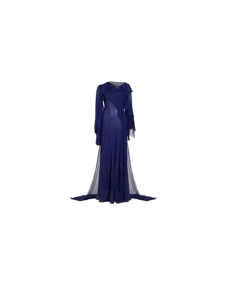 Alberta Ferretti KLEIDER - Maxi-Kleiderauf YOOX.COM Marineblau