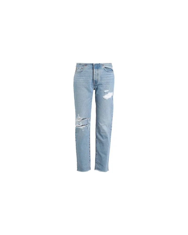 Levi's 501® JEANS MINI WAIST WORN IN  - HOSEN & RÖCKE - Jeanshosenauf YOOX.COM Blau