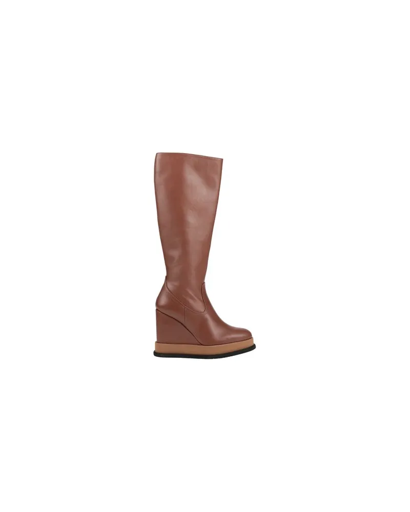 Paloma Barceló SCHUHE - Stiefelauf YOOX.COM Braun