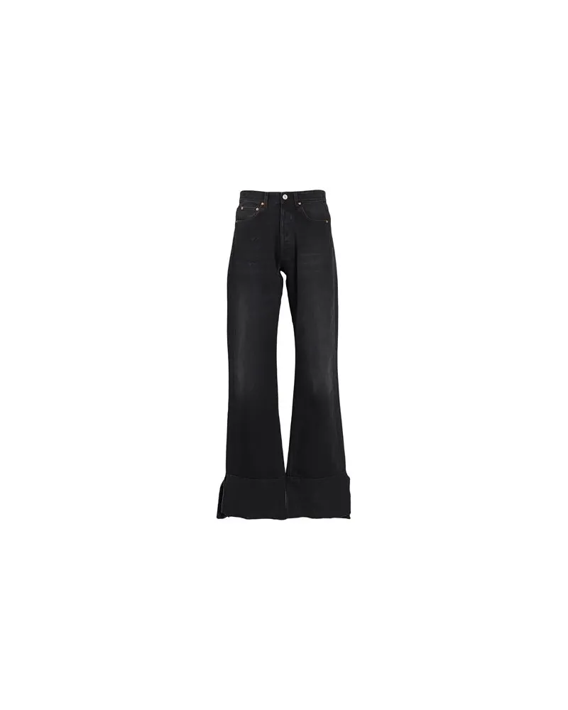 VETEMENTS HOSEN & RÖCKE - Jeanshosenauf YOOX.COM Schwarz