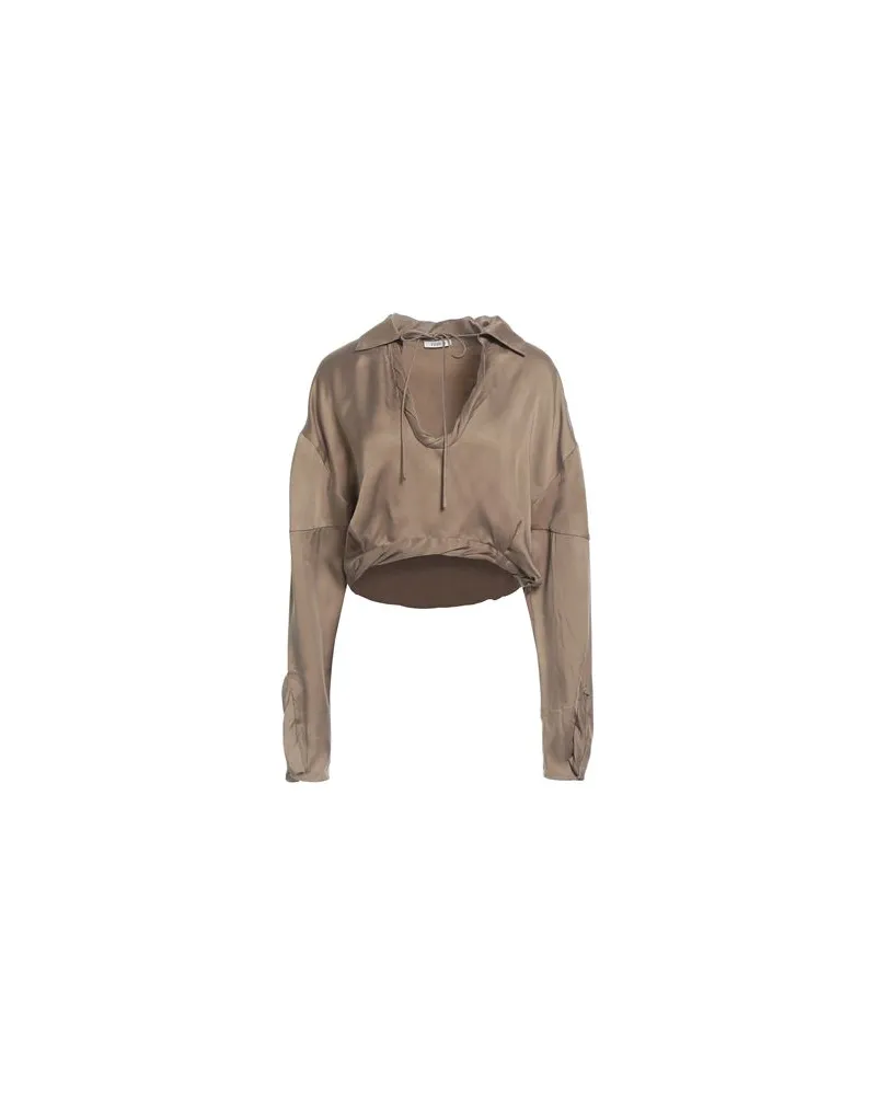 YUZEFI TOPS - Topsauf YOOX.COM Khaki