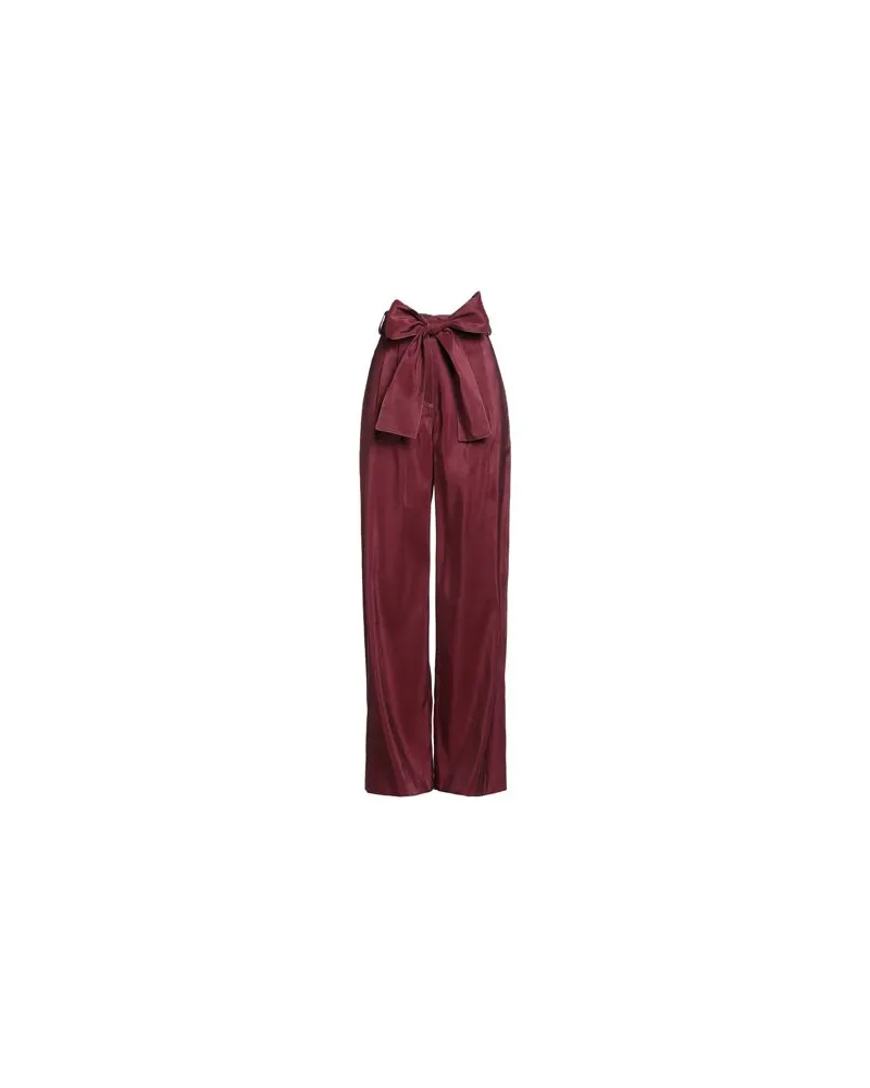 Valentino Garavani HOSEN & RÖCKE - Hosenauf YOOX.COM Bordeaux