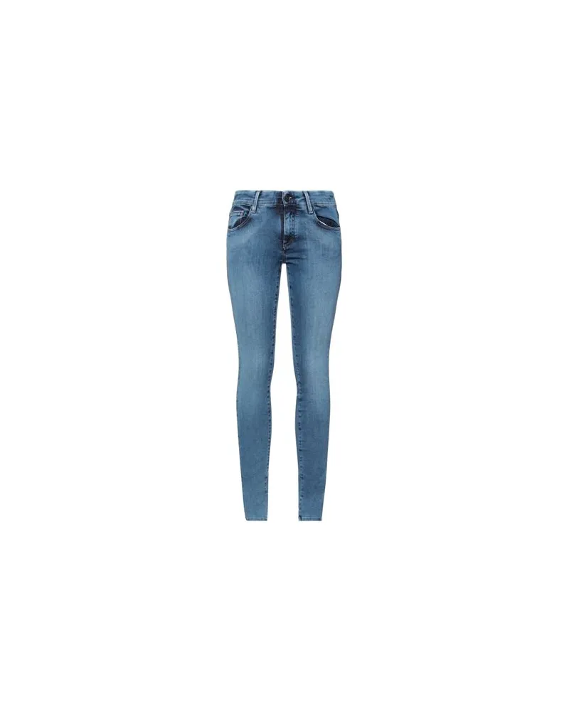 Care Label HOSEN & RÖCKE - Jeanshosenauf YOOX.COM Blau