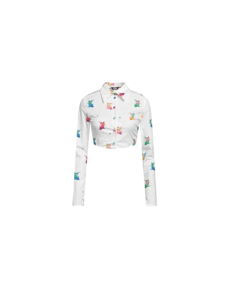 GCDS TOPS - Hemdenauf YOOX.COM Weiß