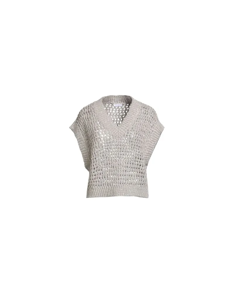 Brunello Cucinelli STRICKWAREN - Pulloverauf YOOX.COM Grau