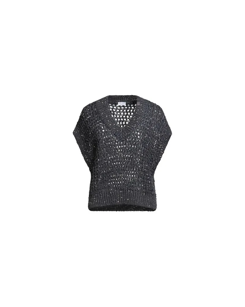 Brunello Cucinelli STRICKWAREN - Pulloverauf YOOX.COM Marineblau