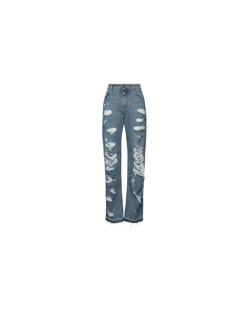 Dolce & Gabbana HOSEN & RÖCKE - Jeanshosenauf YOOX.COM Blau
