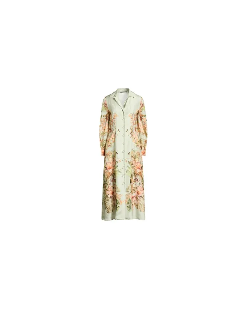 Alberta Ferretti KLEIDER - Maxi-Kleiderauf YOOX.COM Salbeigrün