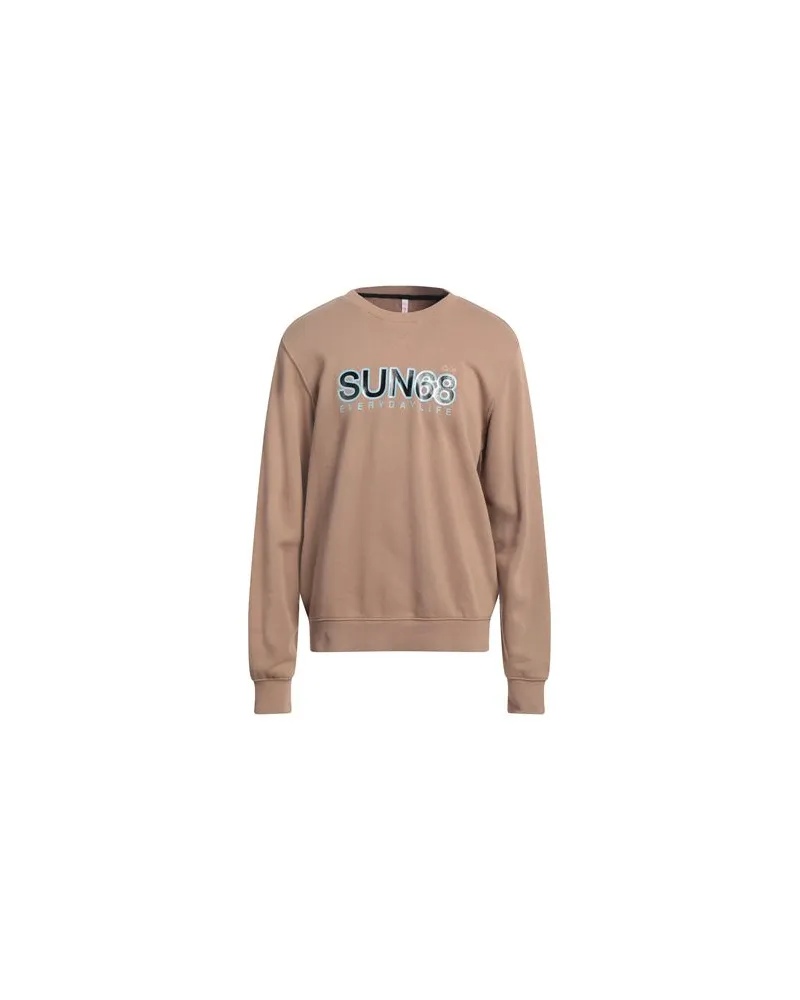 Sun68 TOPS - Sweatshirtsauf YOOX.COM Kamel
