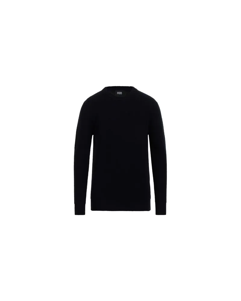 Alpha Studio STRICKWAREN - Pulloverauf YOOX.COM Nachtblau
