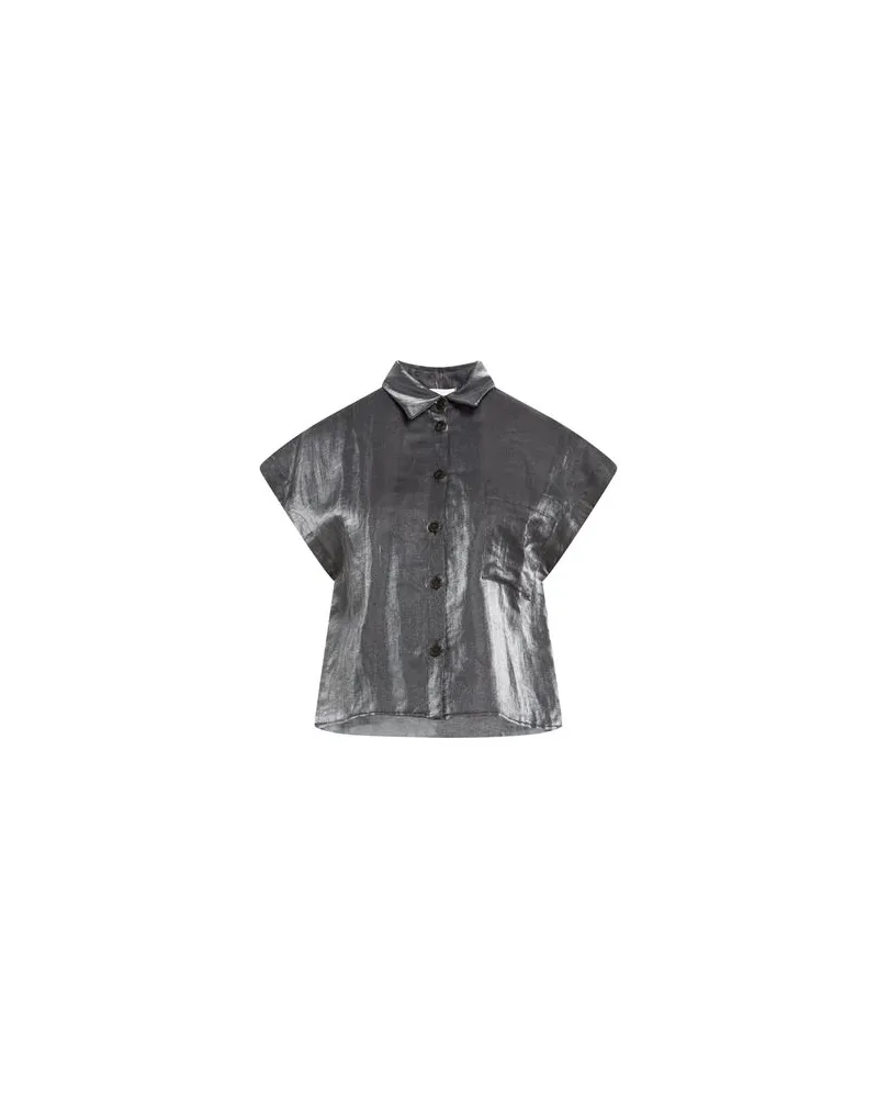 ALYSI CHOCOLAT - TOPS - Hemdenauf YOOX.COM Braungrau
