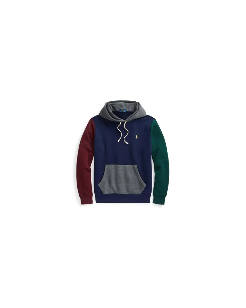 Ralph Lauren THE RL FLEECE COLOR-BLOCKED HOODIE  - TOPS - Sweatshirtsauf YOOX.COM Marineblau