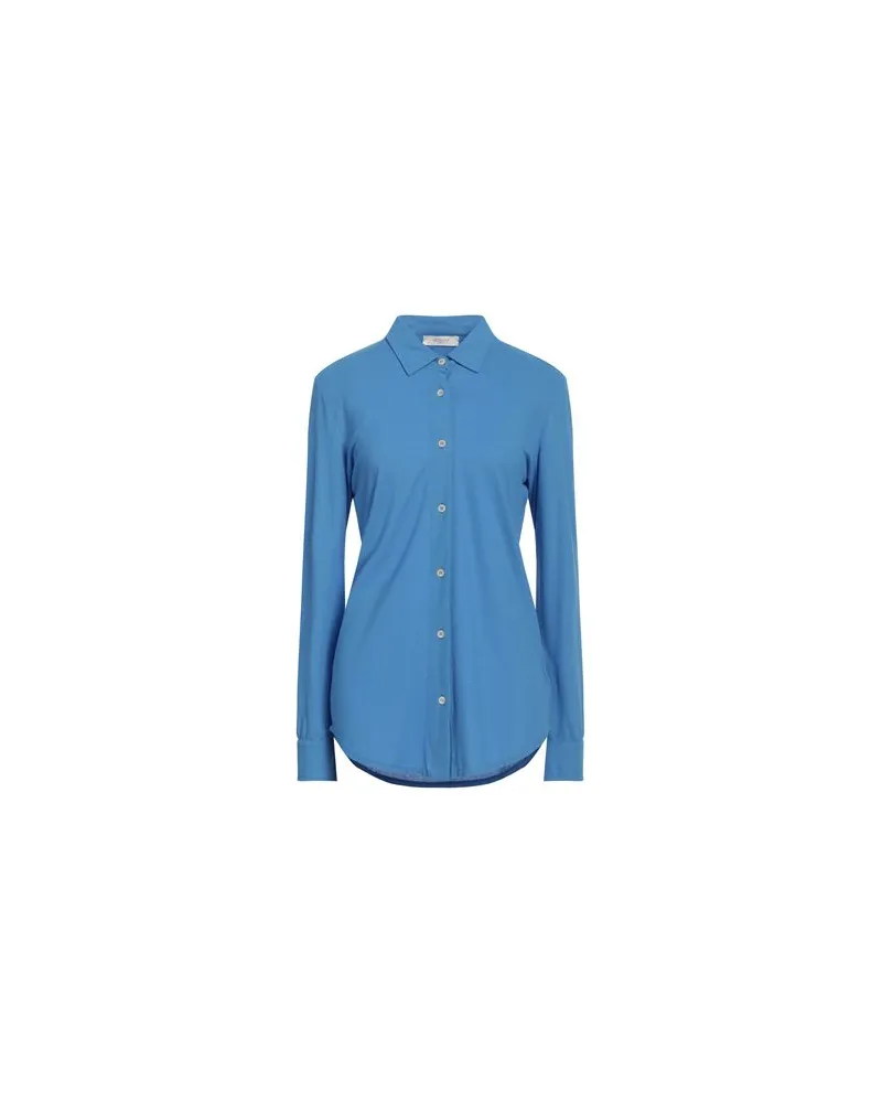 Zanone BY SLOWEAR - TOPS - Hemdenauf YOOX.COM Azurblau