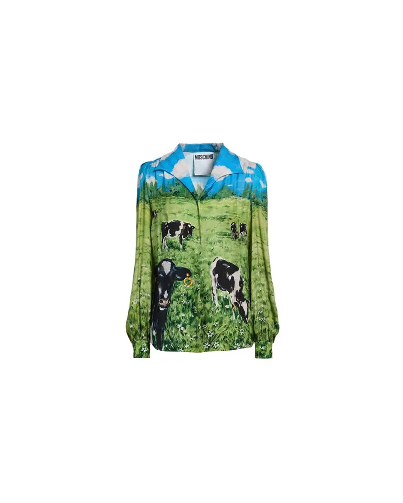 Moschino TOPS - Hemdenauf YOOX.COM Grün