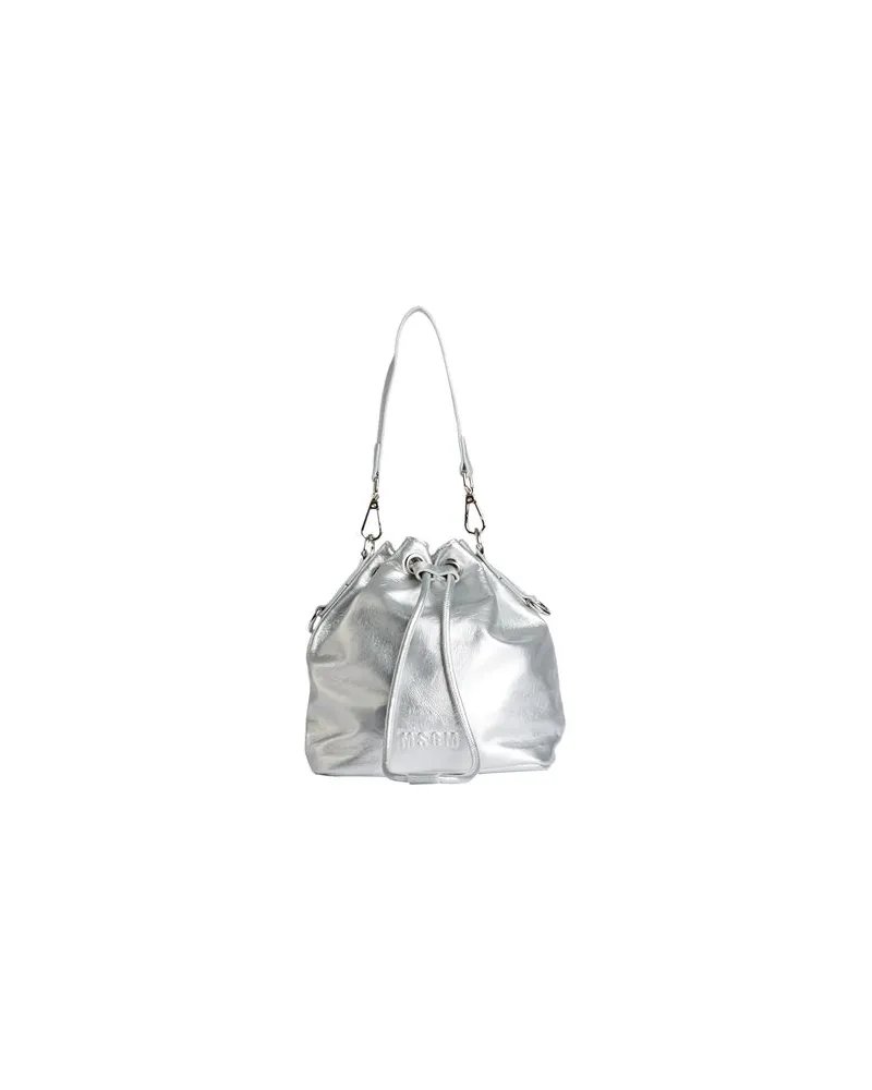 MSGM TASCHEN - Handtaschenauf YOOX.COM Silber