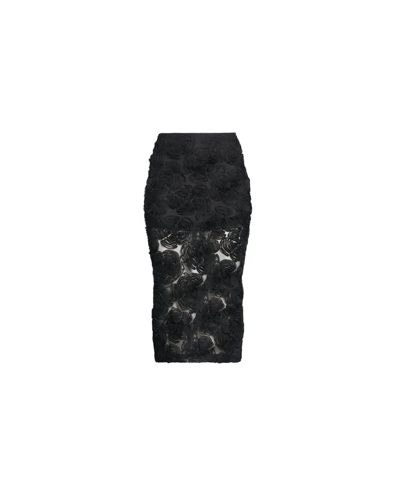 ROTATE Birger Christensen HOSEN & RÖCKE - Midi-Röckeauf YOOX.COM Schwarz