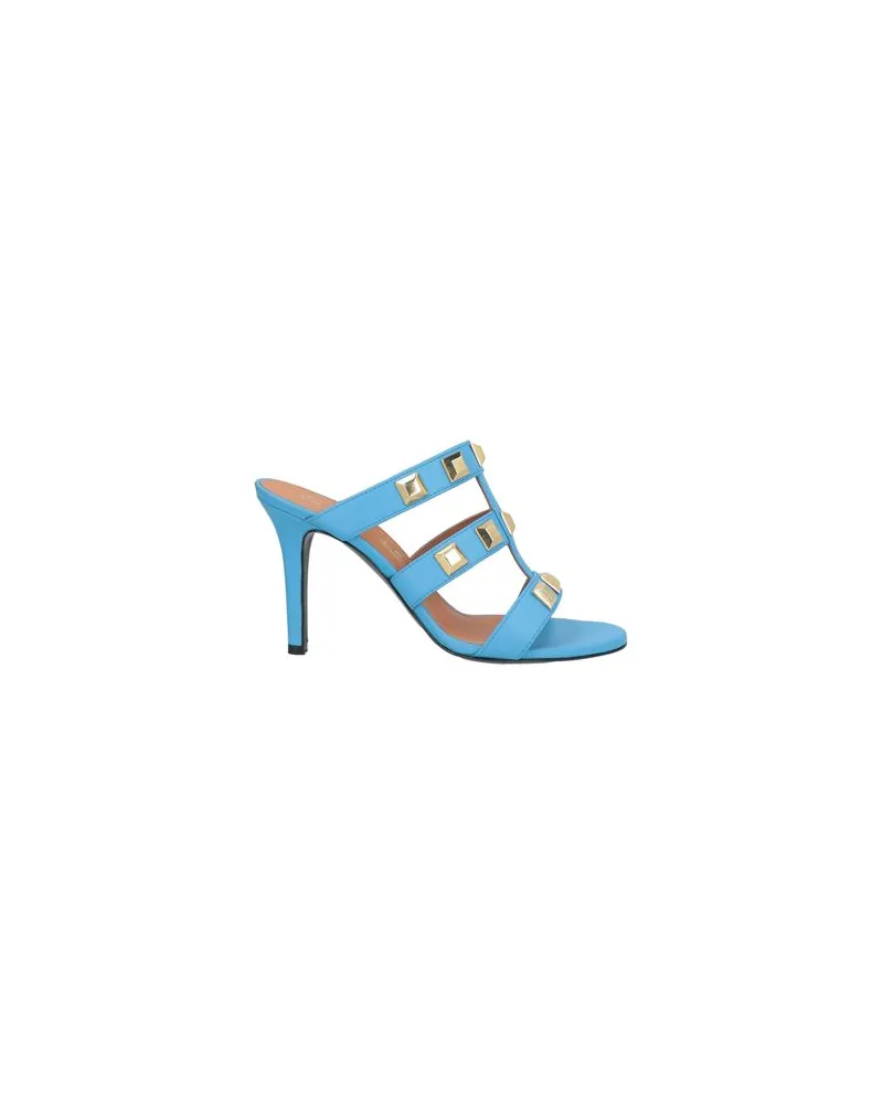 Via Roma 15 SCHUHE - Sandalenauf YOOX.COM Azurblau