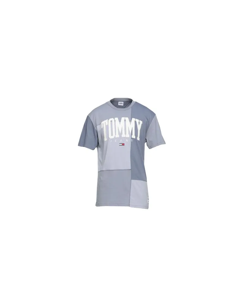 Tommy Hilfiger ABO TJM COLLEGIATE T-SHIRT   - TOPS - T-shirtsauf YOOX.COM Taubenblau