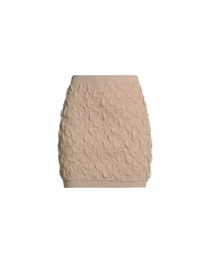 Elisabetta Franchi HOSEN & RÖCKE - Miniröckeauf YOOX.COM Beige