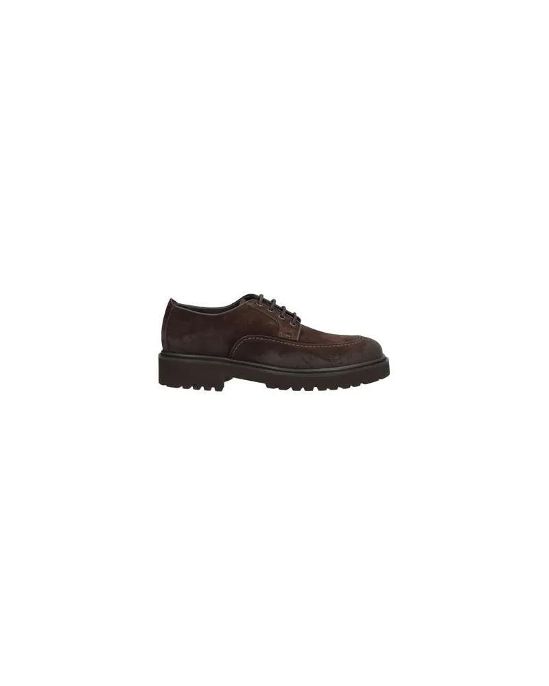 Doucal´s SCHUHE - Schnürschuheauf YOOX.COM Dunkelbraun