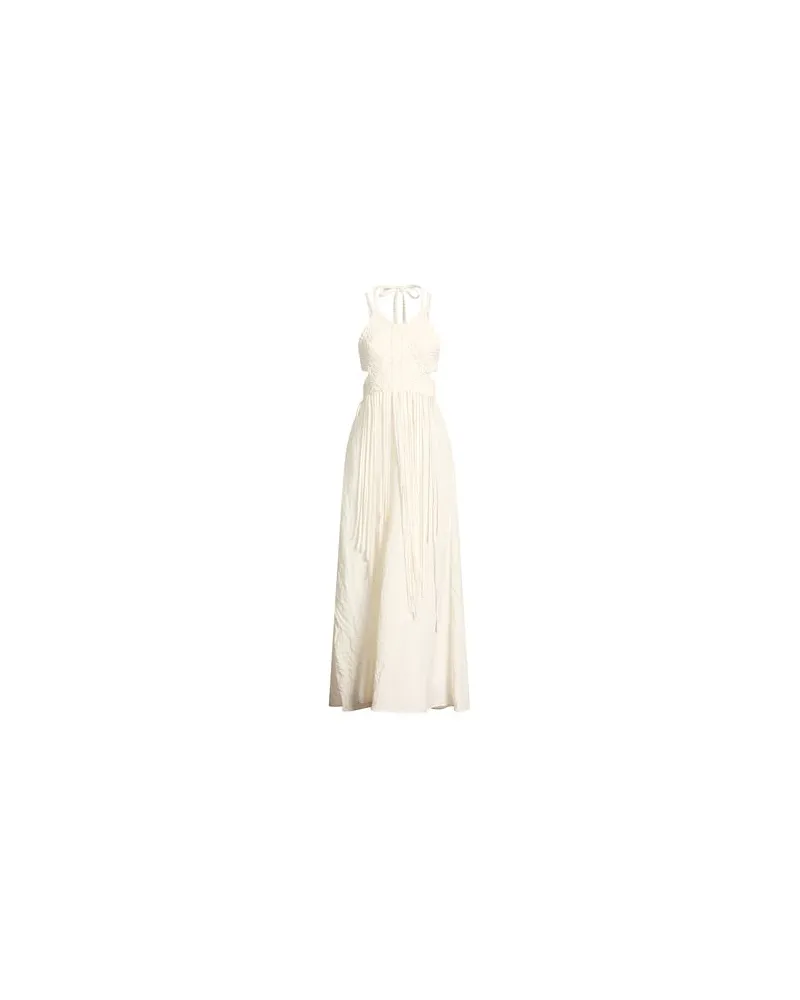 Chloé KLEIDER - Maxi-Kleiderauf YOOX.COM Elfenbein