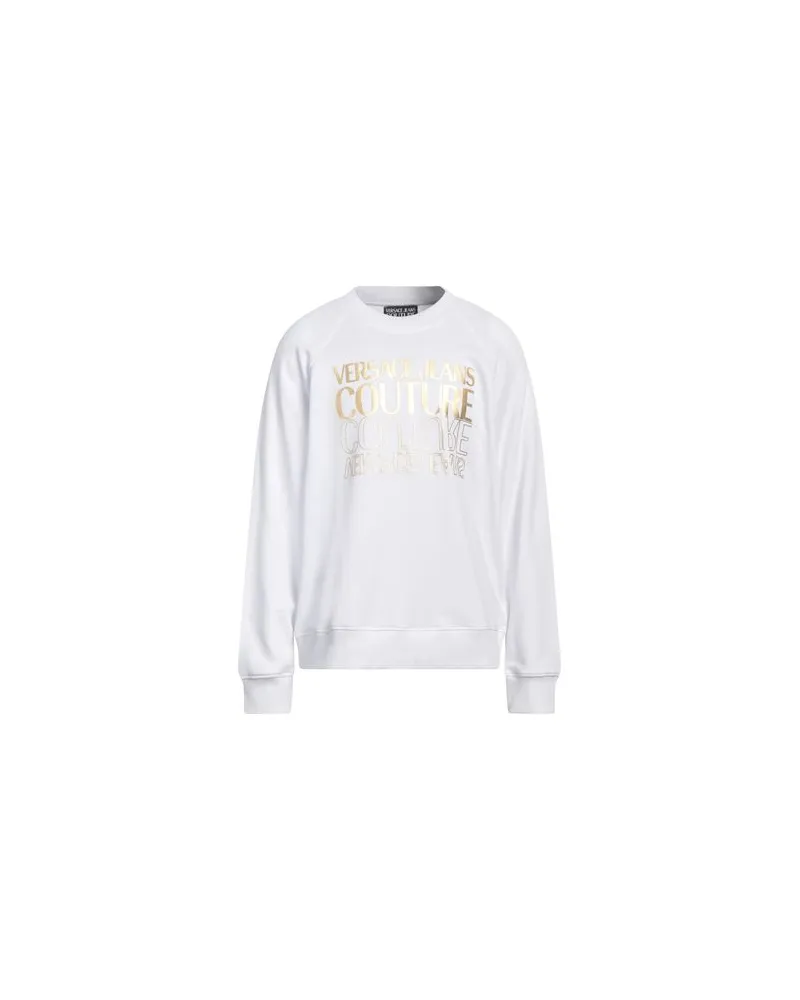 Versace Jeans TOPS - Sweatshirtsauf YOOX.COM Weiß