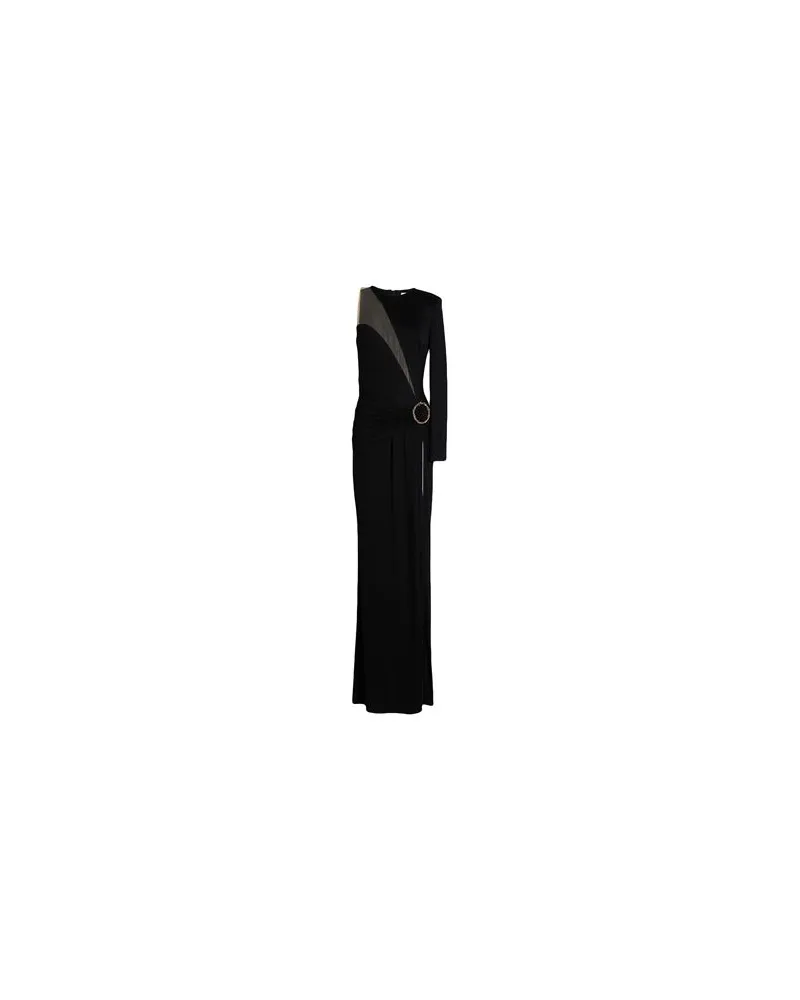 Elisabetta Franchi KLEIDER - Maxi-Kleiderauf YOOX.COM Schwarz