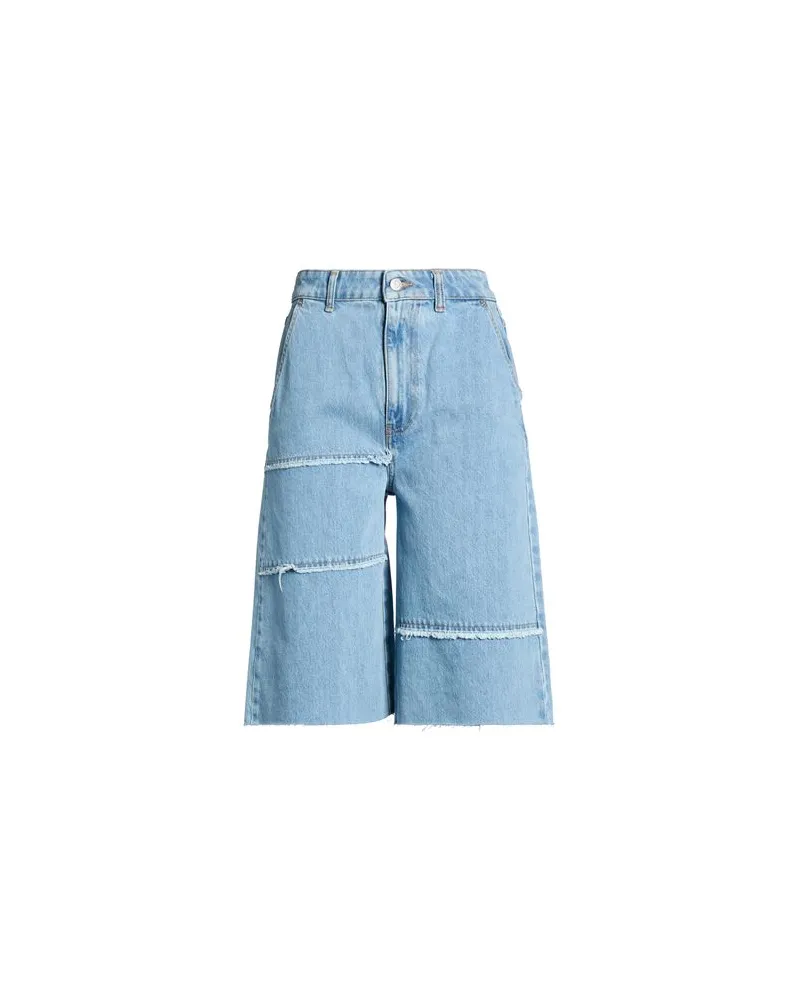VICOLO HOSEN & RÖCKE - Jeansshortsauf YOOX.COM Blau