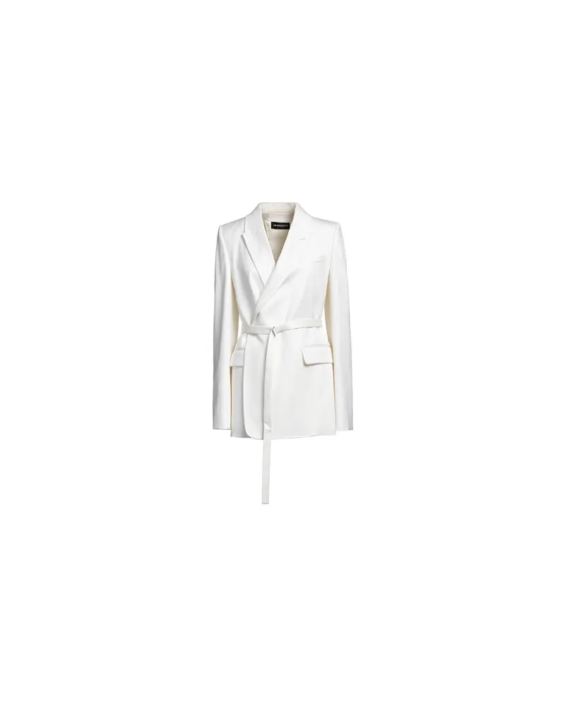 Ann Demeulemeester ANZÜGE und CO-ORDS - Blazersauf YOOX.COM Cremeweiß