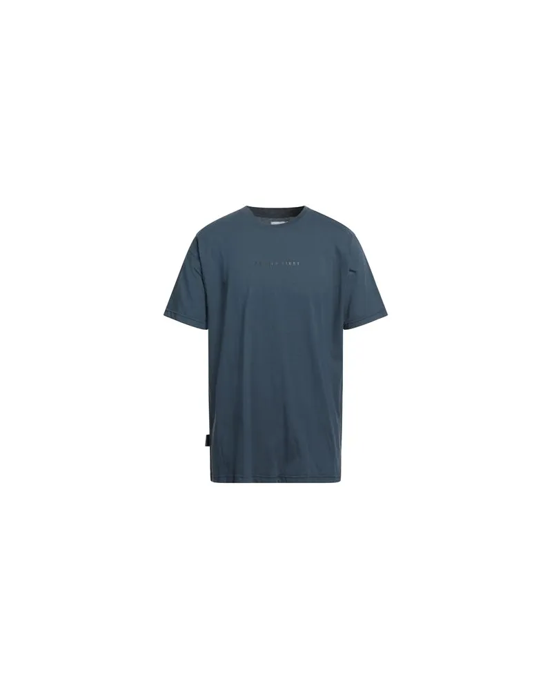 Family First TOPS - T-shirtsauf YOOX.COM Taubenblau
