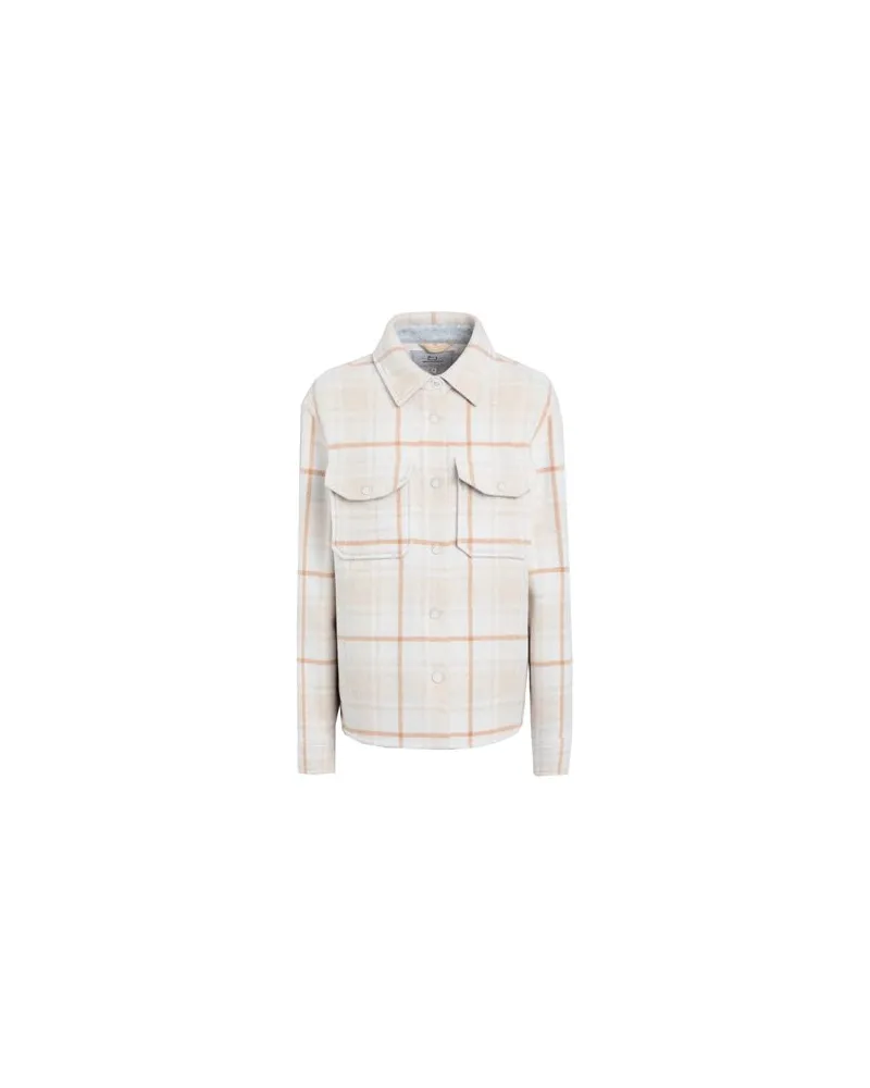 Woolrich SOFT WOOL OVERSHIRT  - TOPS - Hemdenauf YOOX.COM Beige