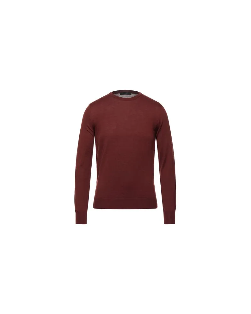 VNECK STRICKWAREN - Pulloverauf YOOX.COM Rostrot