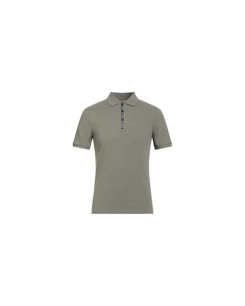 Guess TOPS - Poloshirtsauf YOOX.COM Militärgrün