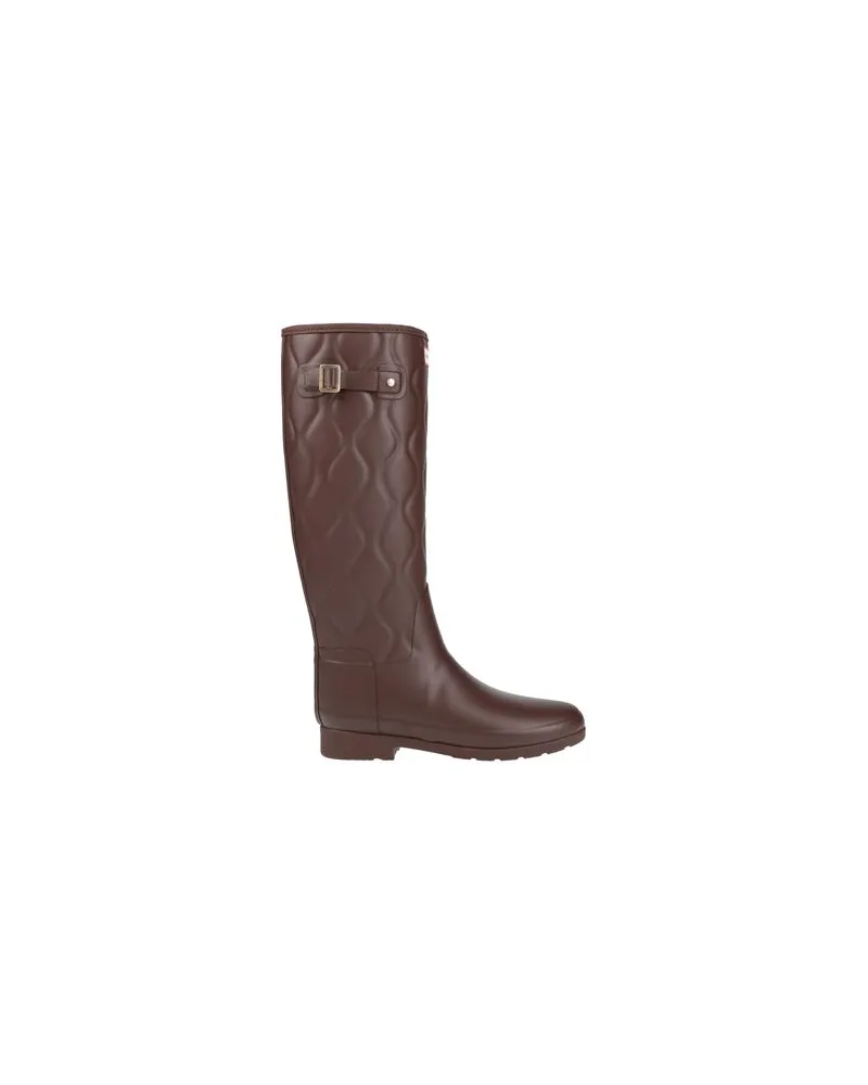 Hunter SCHUHE - Stiefelauf YOOX.COM Schokobraun