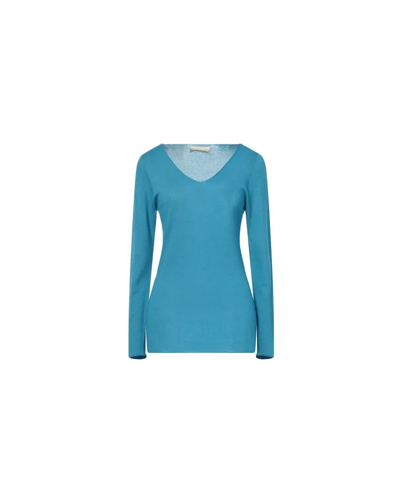120% Lino STRICKWAREN - Pulloverauf YOOX.COM Azurblau