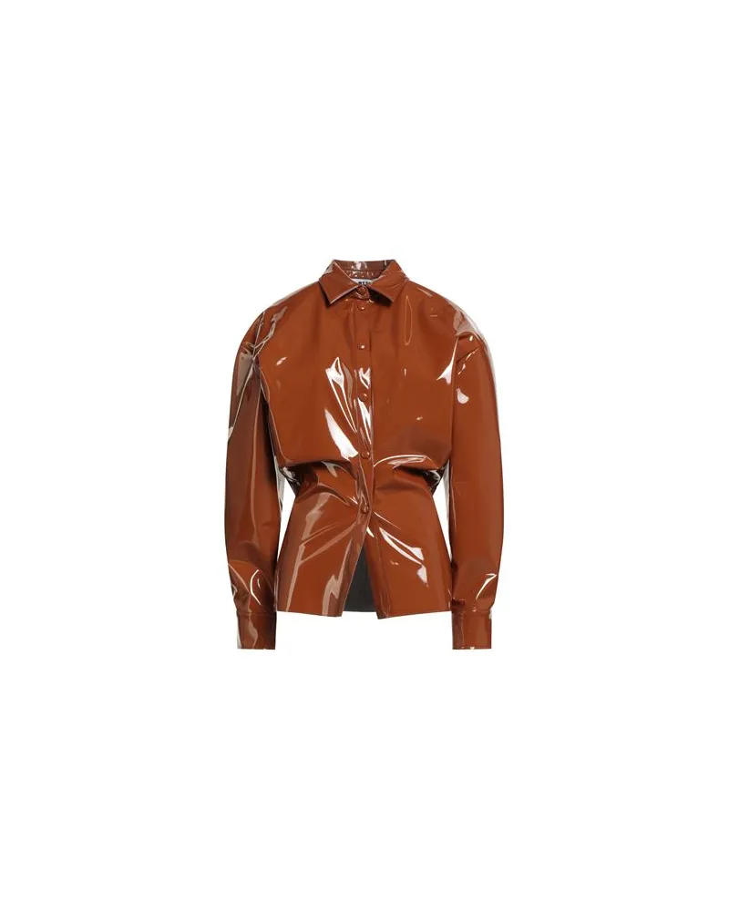MSGM TOPS - Hemdenauf YOOX.COM Lederfarben
