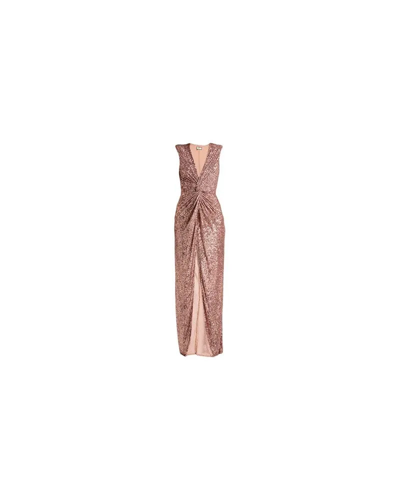 Elisabetta Franchi RED CARPET - KLEIDER - Maxi-Kleiderauf YOOX.COM Sand