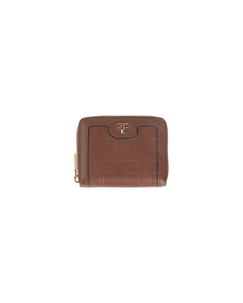 Fracomina Kleinlederwaren - Brieftaschenauf YOOX.COM Schokobraun