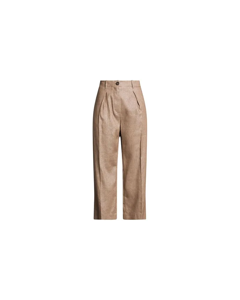 Brunello Cucinelli HOSEN & RÖCKE - Hosenauf YOOX.COM Hellbraun