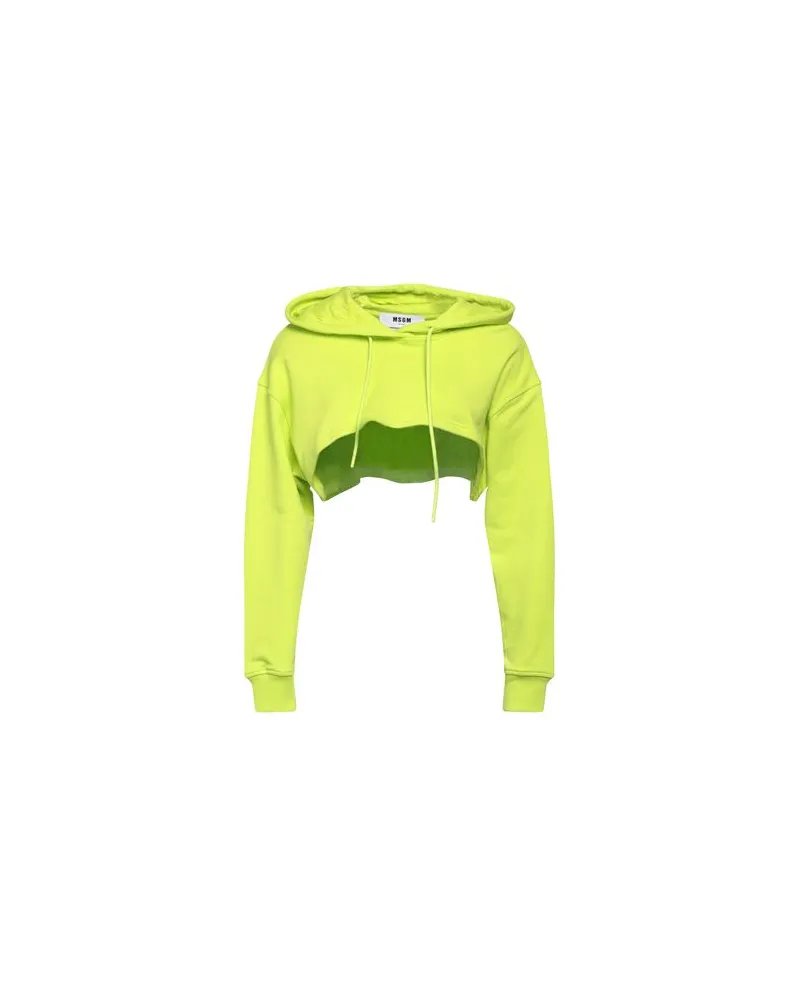 MSGM TOPS - Sweatshirtsauf YOOX.COM Säuregrün