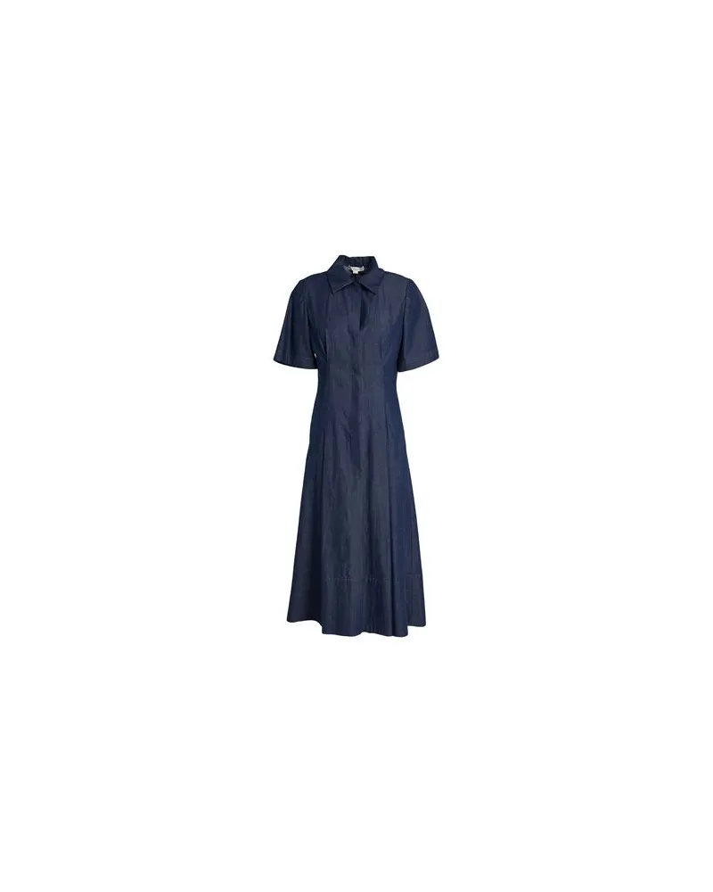 Vince KLEIDER - Midi-Kleiderauf YOOX.COM Blau