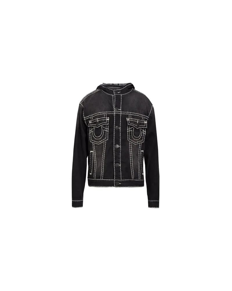 True Religion JACKEN & MÄNTEL - Jeansjacken/Mäntelauf YOOX.COM Schwarz