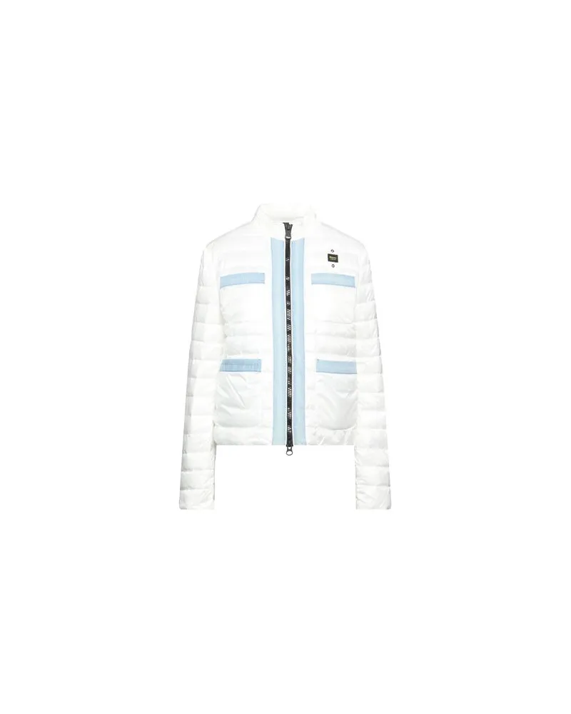 Blauer JACKEN & MÄNTEL - Pufferjacken & Daunenjackenauf YOOX.COM Weiß