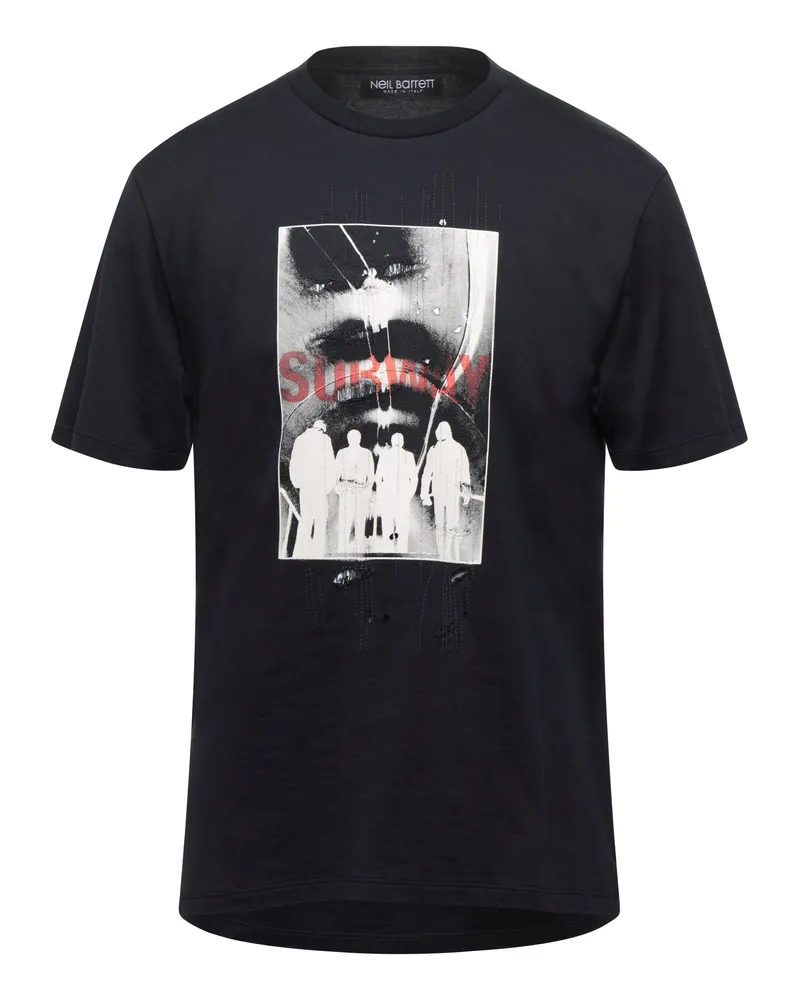 Neil Barrett T-shirts Schwarz