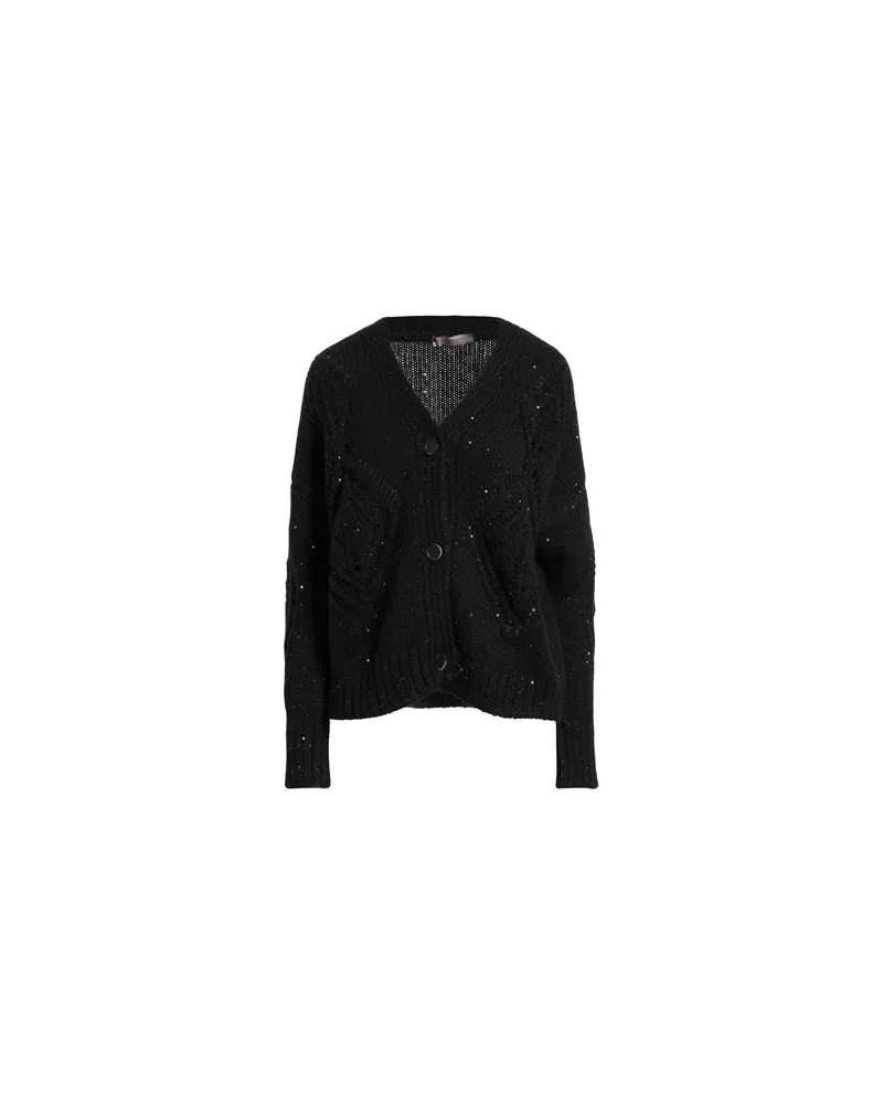 D.EXTERIOR STRICKWAREN - Strickjackenauf YOOX.COM Schwarz