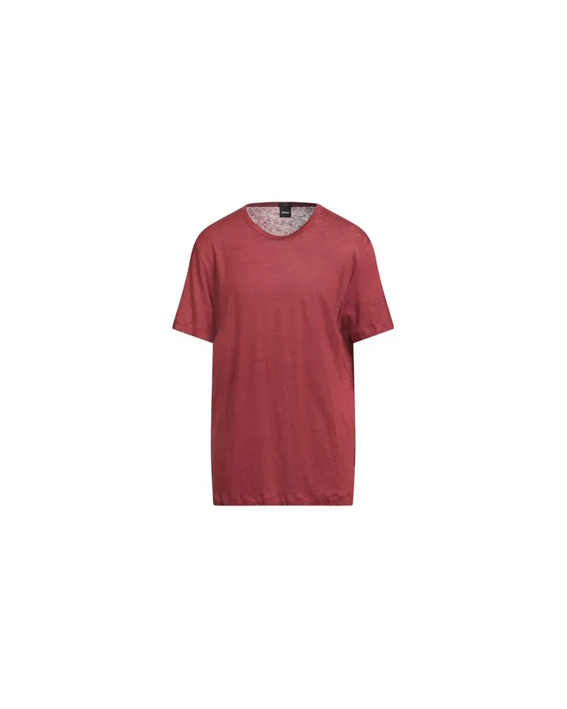 HUGO BOSS TOPS - T-shirtsauf YOOX.COM Ziegelrot