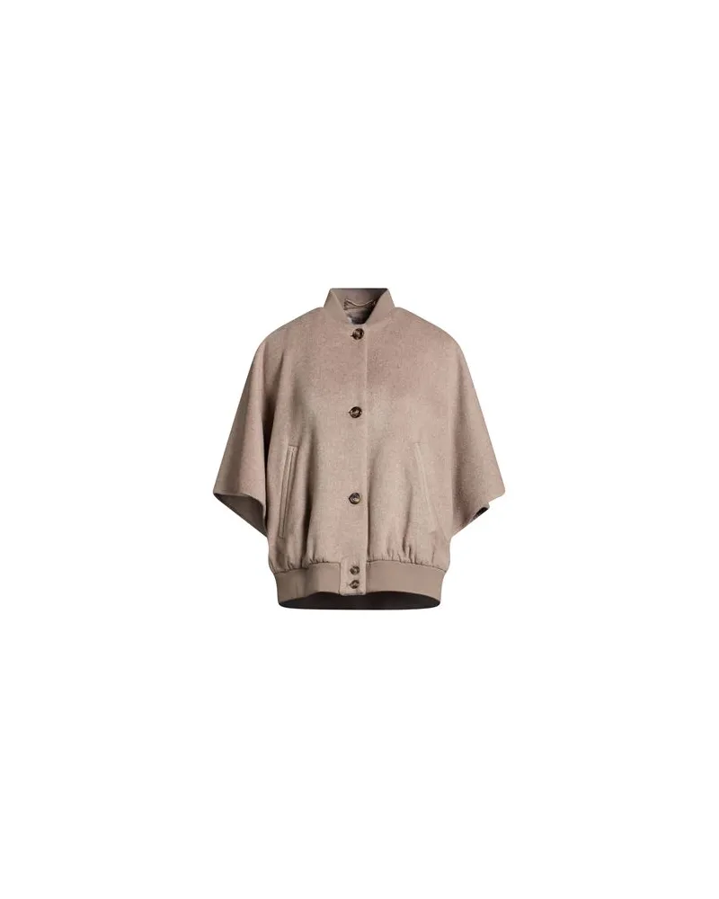 Max Mara JACKEN & MÄNTEL - Capesauf YOOX.COM Maulwurfsgrau